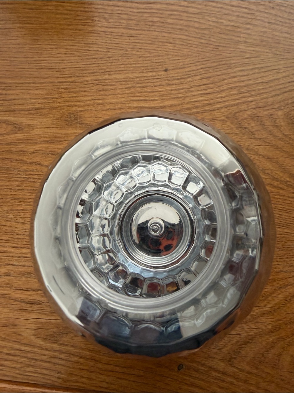 Silver Novelty Disco Ball 16oz Drink Tumbler Cup - Picture 4 of 4